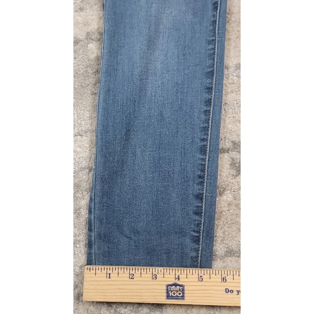 Judy Blue Relaxed Fit Stretch Logo Jeans Women's Blue Denim Sz 28x26 - Picture 2 of 9